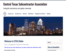 Tablet Screenshot of ctsaonline.org